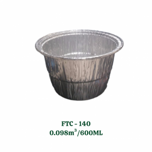 600ml Round Aluminum Container