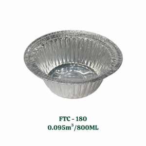 Round Aluminum Tray 800ml