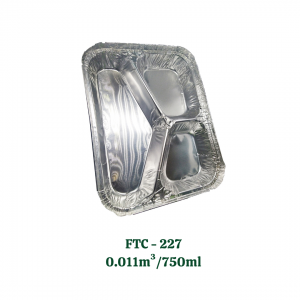 FTC 3-Compartment Food Container