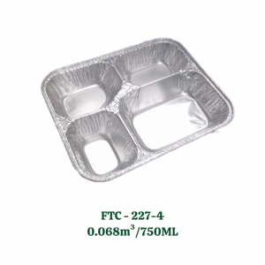 4-Compartment Food Container