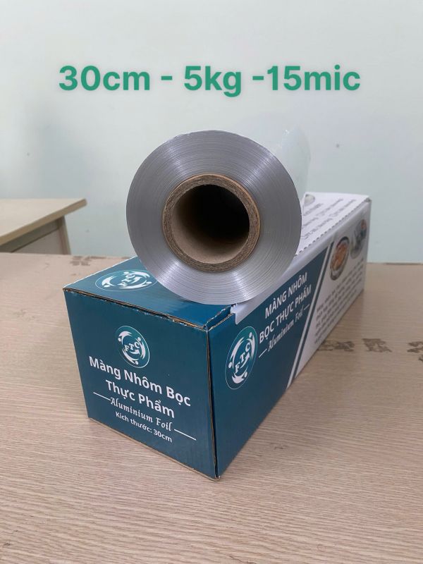 Cuộn giấy bạc rộng 30cm và 45cm sản xuất bởi FTC