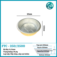 Hộp đựng lẩu lòng bò 2500ml